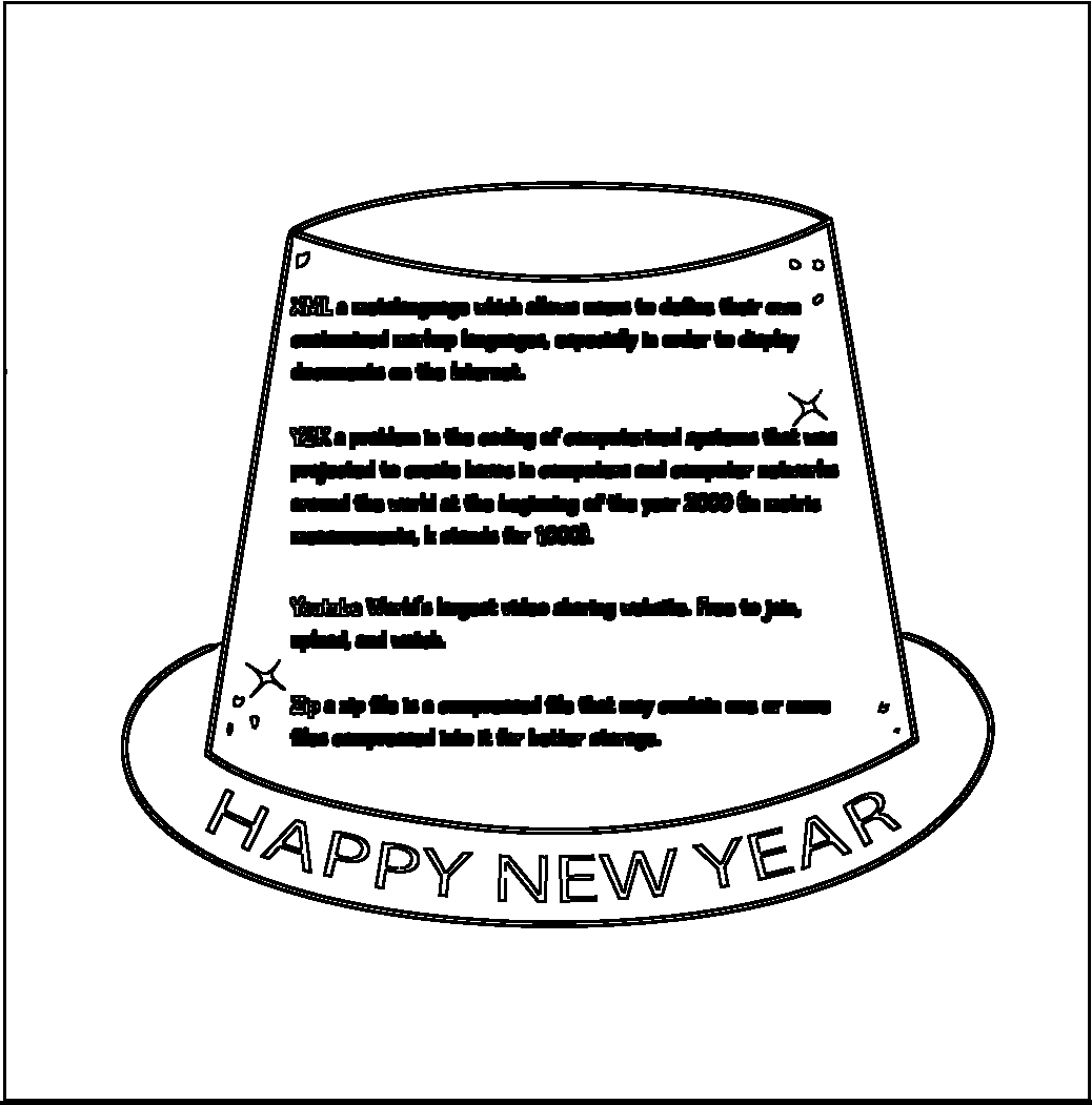 X-Y-Z Definitions printable coloring page